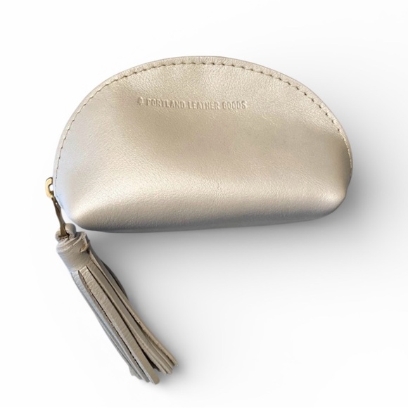 Portland Leather Accessories - PORTLAND LEATHER Tassel Taco Pouch Pearl